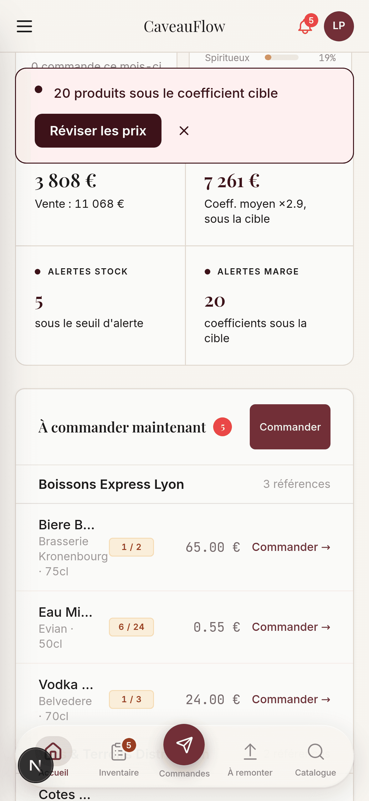 Avant d'ouvrir.